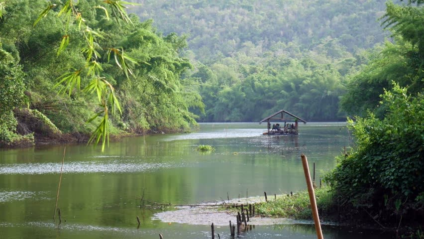 Four Day Upstream Cruise on the beautiful River Kwai