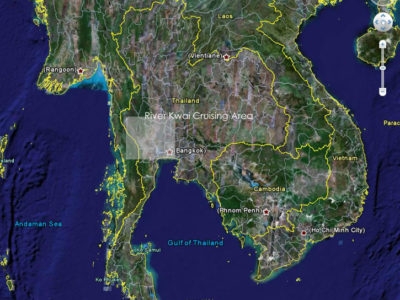 River Kwai Cruising Area | Thailand Map